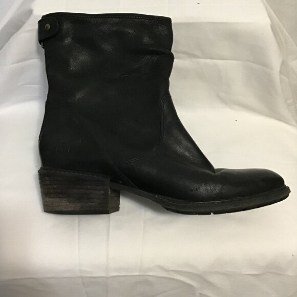 Timberland Sutherlin Bay Back Zip Slouch Black Boot Size 10 - Picture 4 of 11